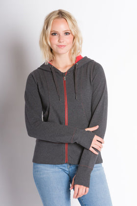 Yasmin | Women's Cotton Zip-up Sweatshirt