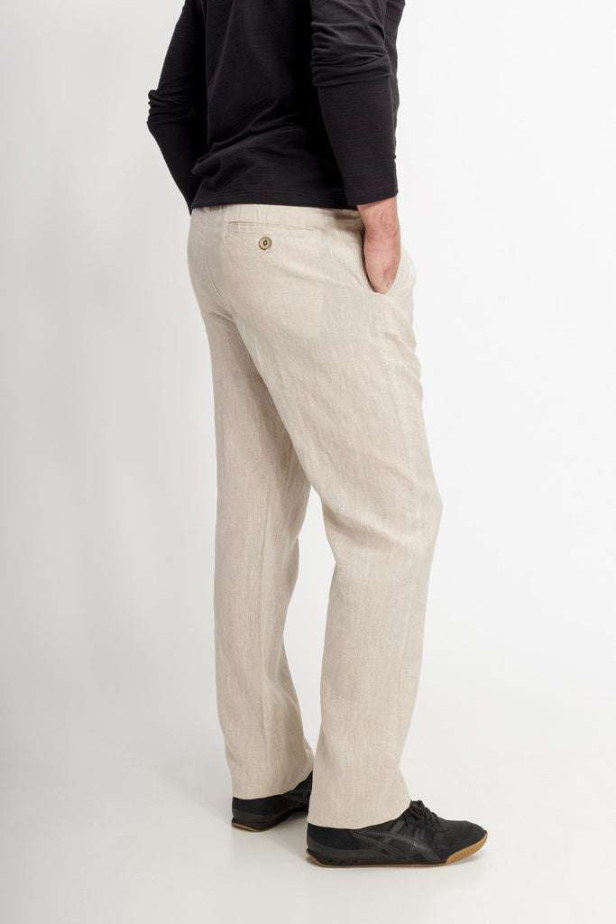 Linen Pants KARTER, Linen Crop Pants, Relaxed Linen Pants, Casual Linen  Pants -  Canada
