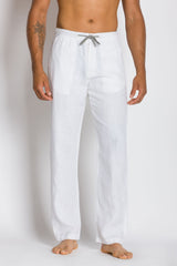 Mariyaab Men's 100% Linen Pants with Button Closure(9505B, White, 30W x  30L) : : Clothing, Shoes & Accessories