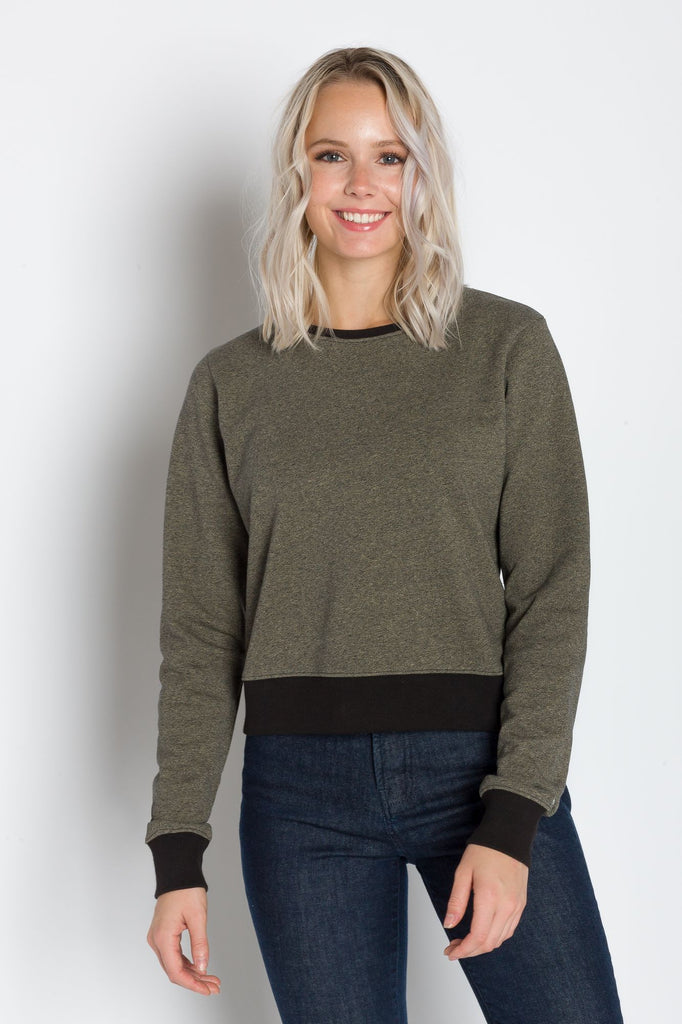 Fae | Women's Fleece Crop Top Sweatshirt