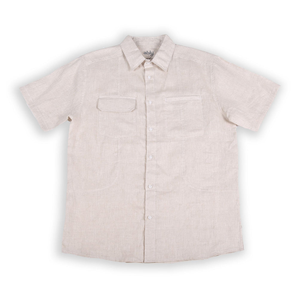 Lanai  Men's Short Sleeve Linen Shirt – Ably Apparel Canada