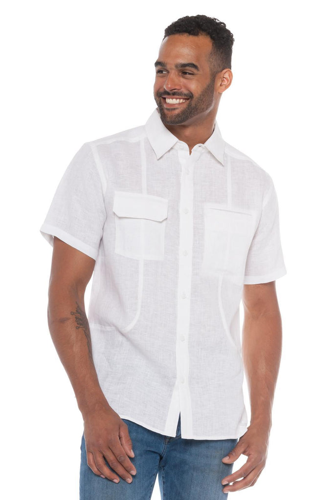 Lanai  Men's Short Sleeve Linen Shirt – Ably Apparel Canada