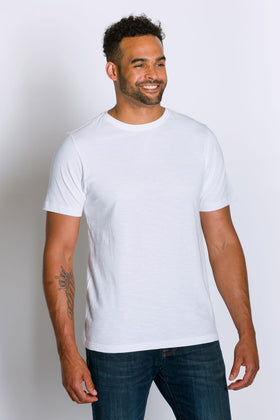 Nishant | Men's Cotton Slub Short Sleeve Top