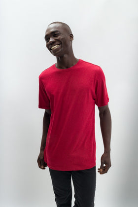 Noah | Men's Anti-Stain Linen Cotton Blend Crew Neck T-Shirt