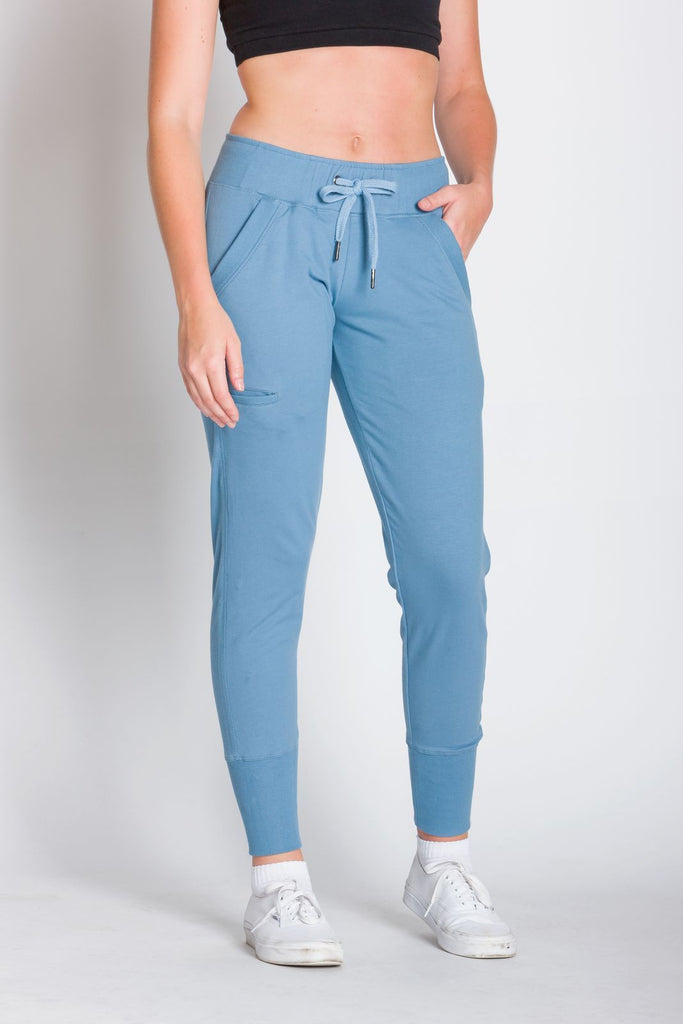 Women's French Terry Lightweight Sweatpants with Pockets